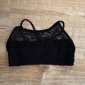 Midori High Neck Lace Bikini Top